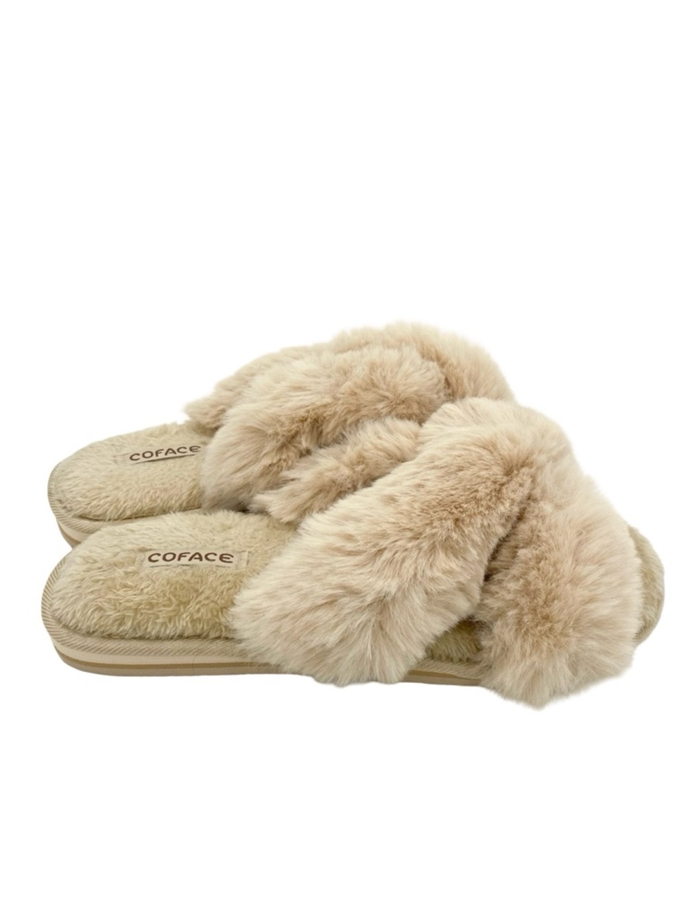 Coface Women’s Fuzzy Slippers Size 9 NWOT - Picture 5 of 8
